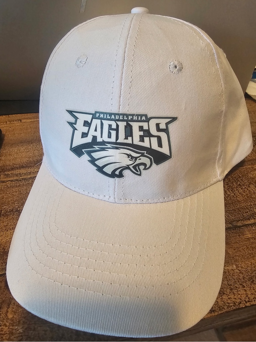 Youth White Baseball Cap
